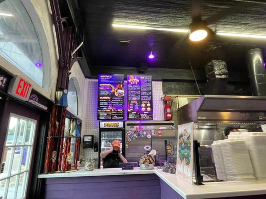 Wicked Oak BBQ indoor ordering area