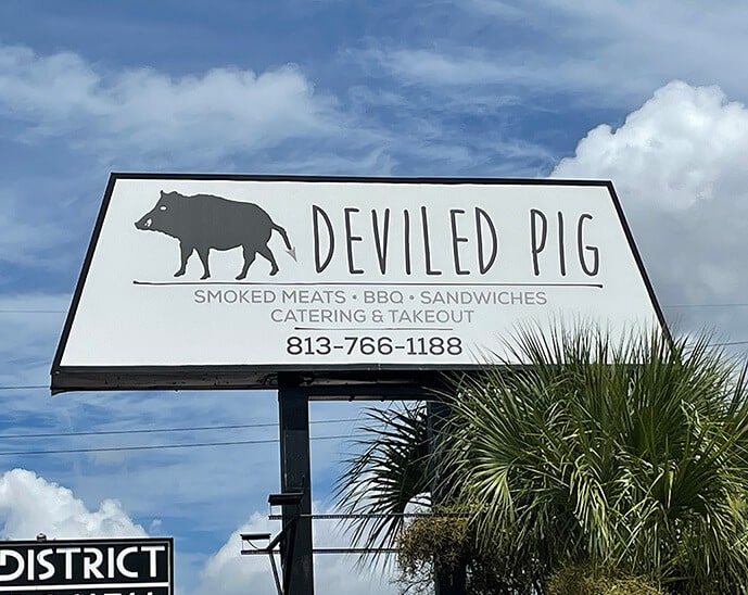 deviled pig featured location