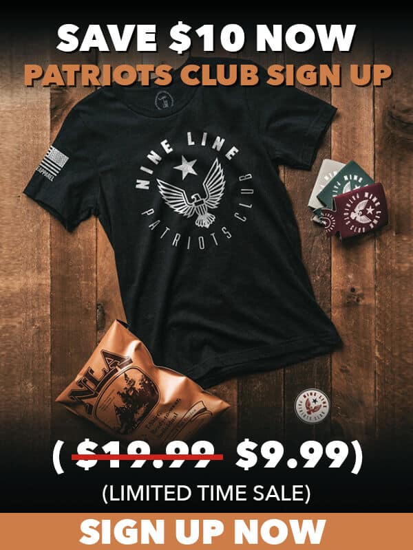 Nineline Apparel Patriots Club Signup